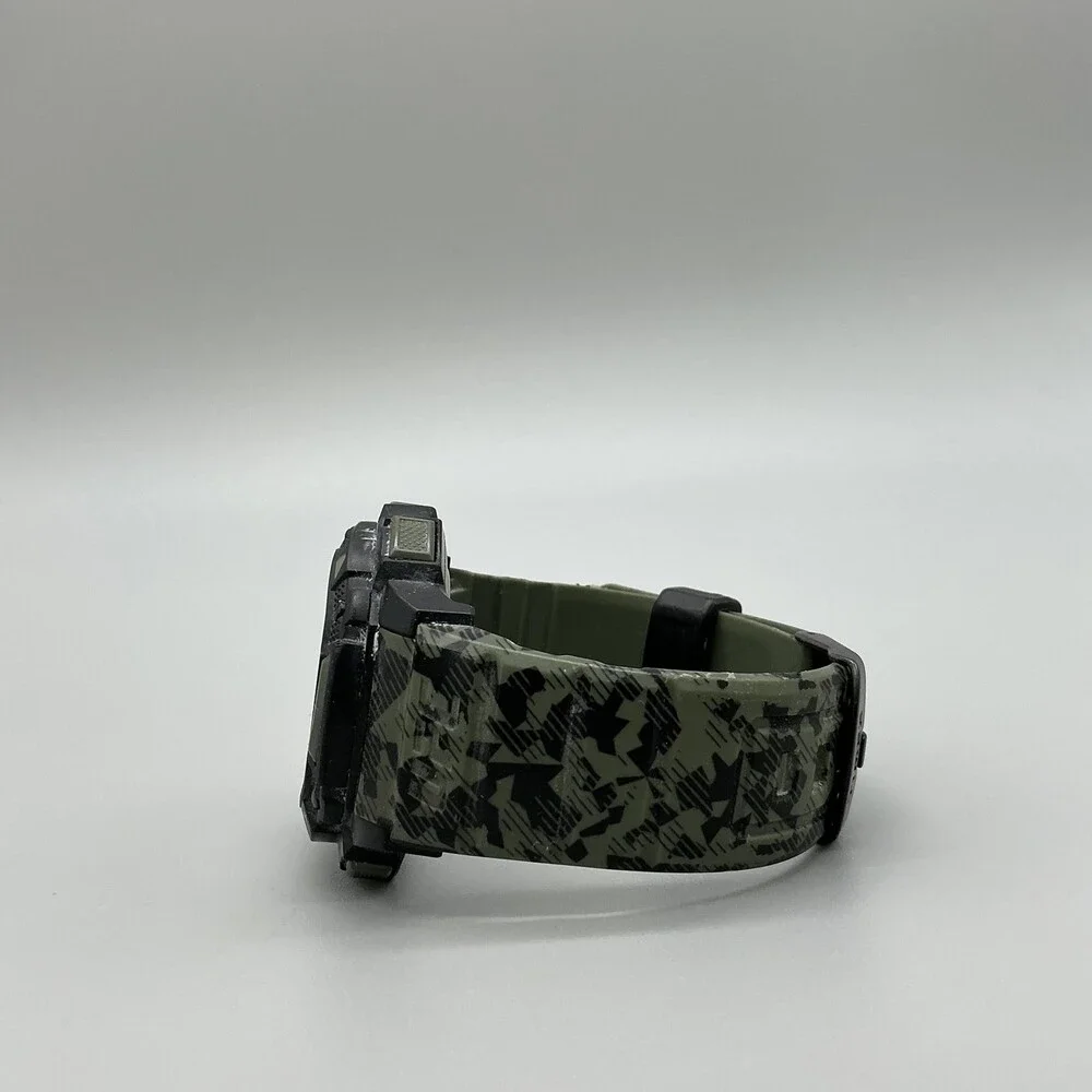 Timex UFC TW4B27500 Mens Watch 45mm Digital Shock Gray Camo Green Resin 100M